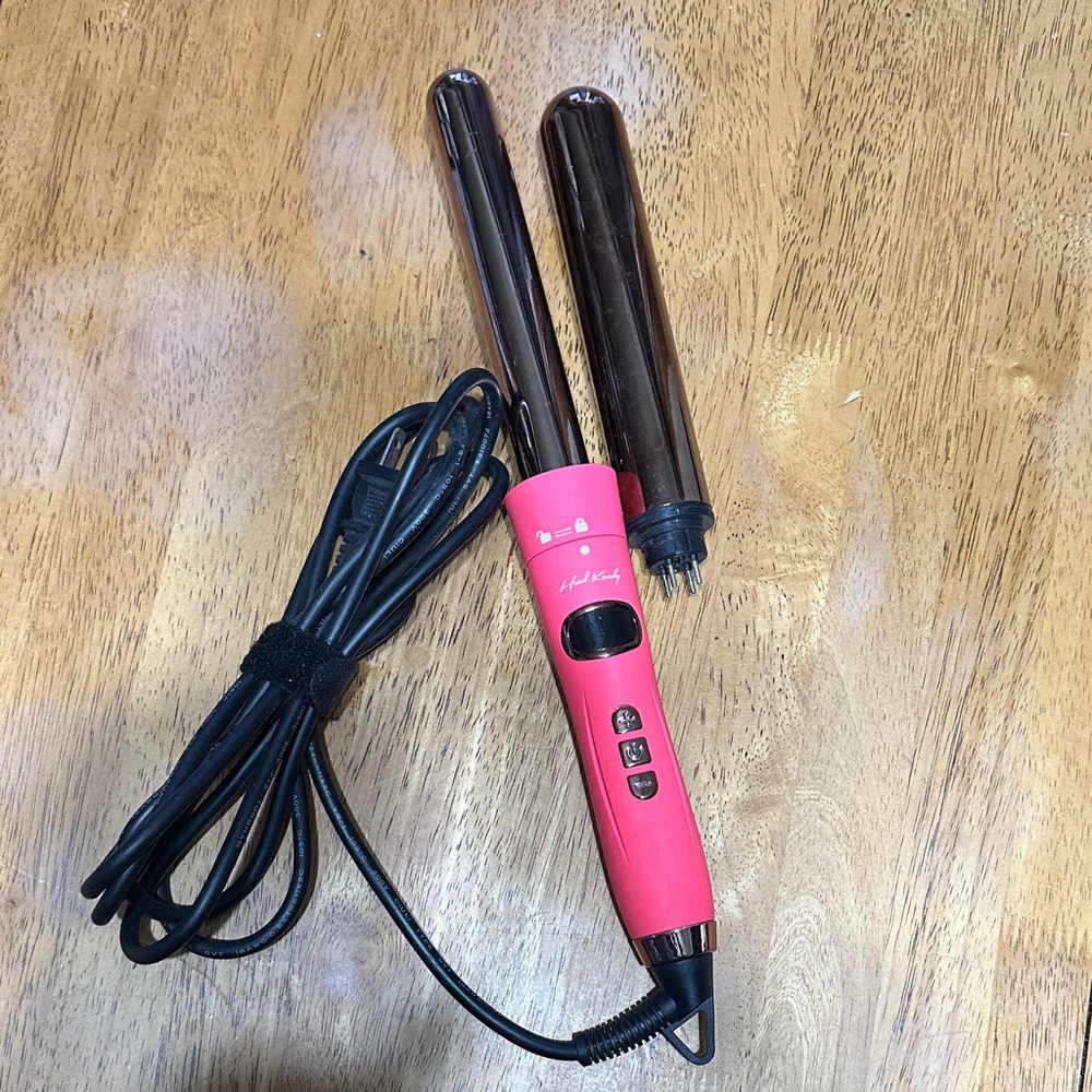 Head Kandy Pink Hair Curling Wand